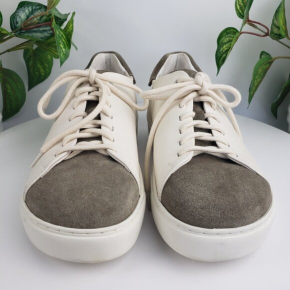 Birkenstock Bend Low Decon Pop Nubuck Leather Suede Taupe Eggshell NWOT sz 8 - Picture 6 of 13